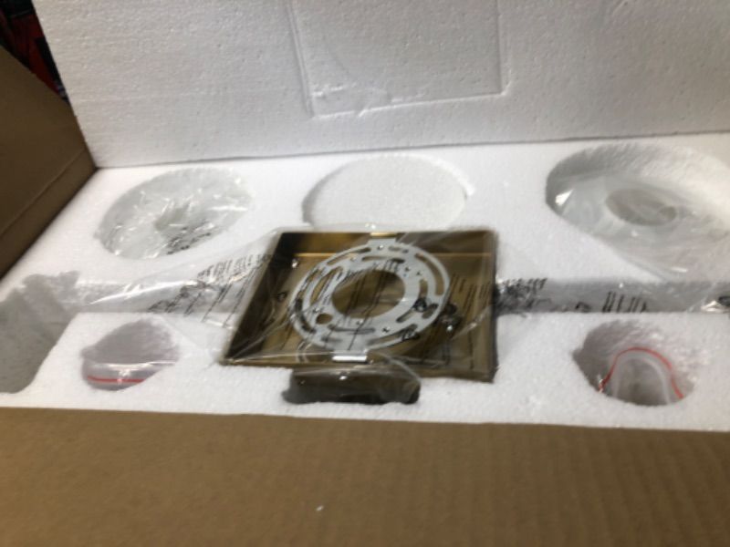 Photo 1 of ***FACTORY SEALED*** YHTlaeh Bathroom Vanity Light Fixtures Brushed Black Over Mirror with Milk Glass Shade Wall Sconce Lighting Lamp Bath 3-Lights (Exclude E26 Bulb)