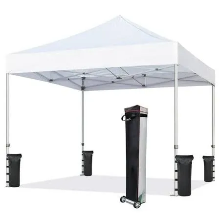 Photo 1 of ***DAMAGED, SEE PHOTOS*** Eurmax 10' x 10' Pop-Up Instant Outdoor Canopy white