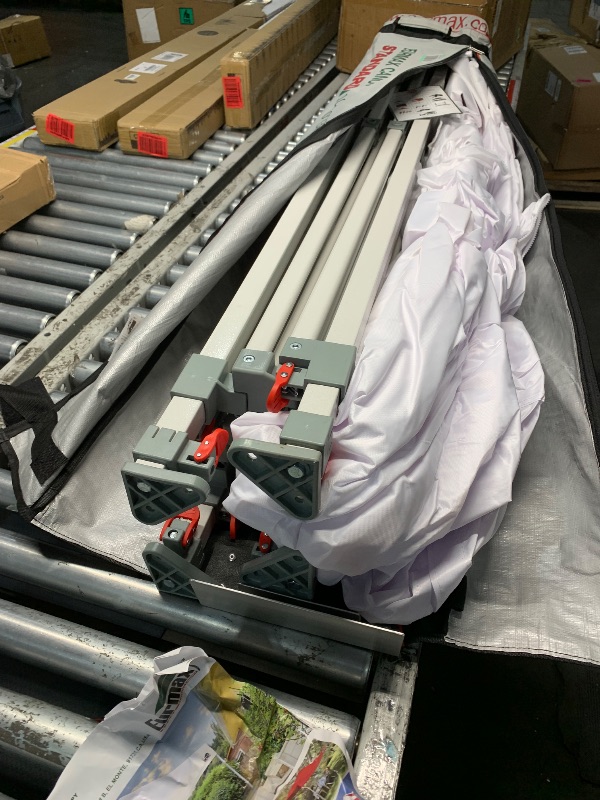 Photo 1 of ***DAMAGED, SEE PHOTOS*** Eurmax 10' x 10' Pop-Up Instant Outdoor Canopy white