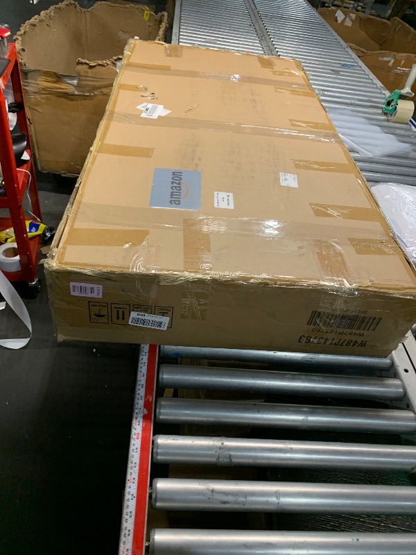 Photo 1 of ***PARTIAL SET (BOX A) - PRICE ADJUSTED | TRUCK/TRAILER PICKUP ONLY*** Bellemave Full Size Corner Bed Frame with Comfortable Backrest and Armrests, Velvet Tufted Corner Bed Frame Full Size, Upholstered Daybed for Bedroom, Living Room, Guest Room, Black