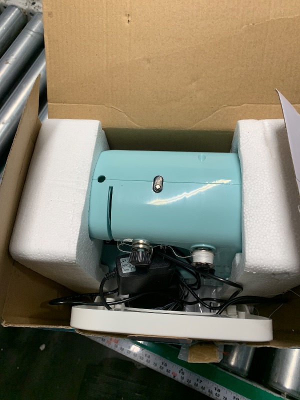 Photo 1 of ***NONFUNCTIONAL, SEE NOTES FOR DETAILS*** Sewing Machine, Mini Sewing Machine for Beginner with Eco-Friendly Material, Dual Speed Portable Sewing Machines with Extension Table, Light - Easy to Use, Best Gift for Kids and Women