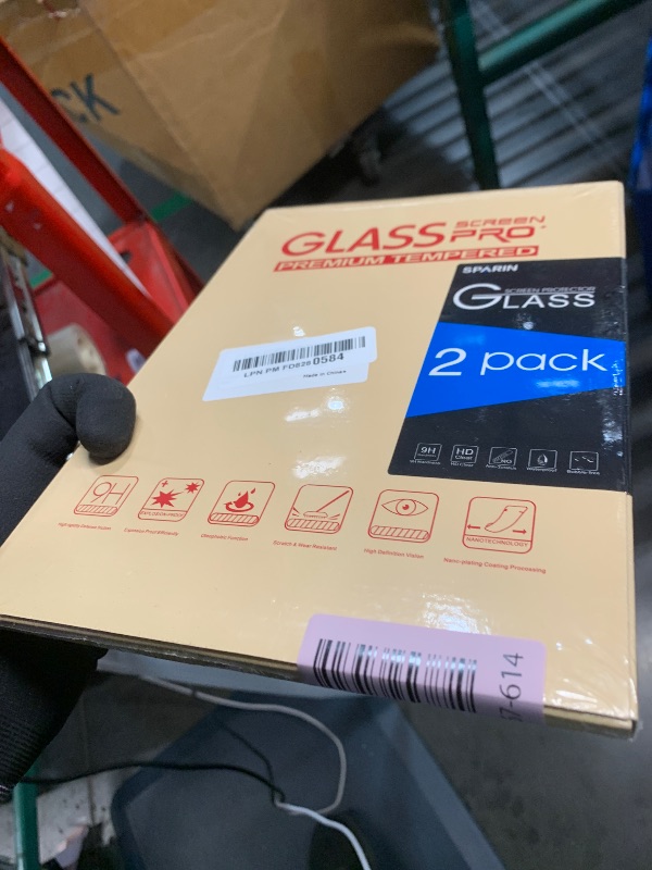 Photo 1 of ***FACTORY SEALED*** SPARIN Screen Protector for iPad Pro 11 Inch 2025/2024 M5 M4 (6th/5th Generation), 2 Pack Tempered Glass for iPad Pro 11, Scratch Resistant, Case Friendly, Apple Pencil Pro Compatible
