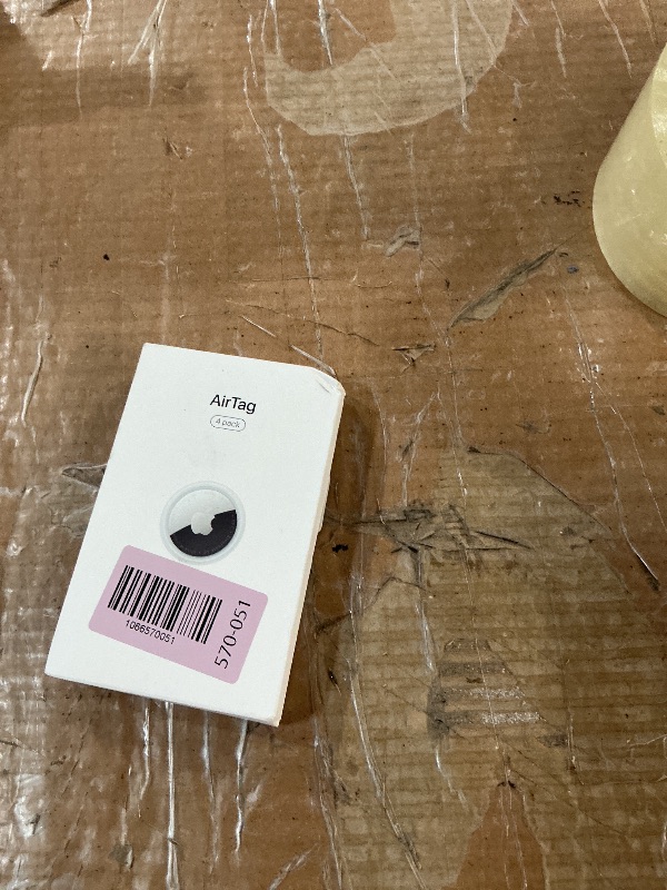 Photo 1 of ***Factory Sealed***
Apple AirTag 4 Pack. Keep Track of and find Your Keys, Wallet, Luggage, Backpack, and More. Simple one-tap Set up with iPhone or iPad