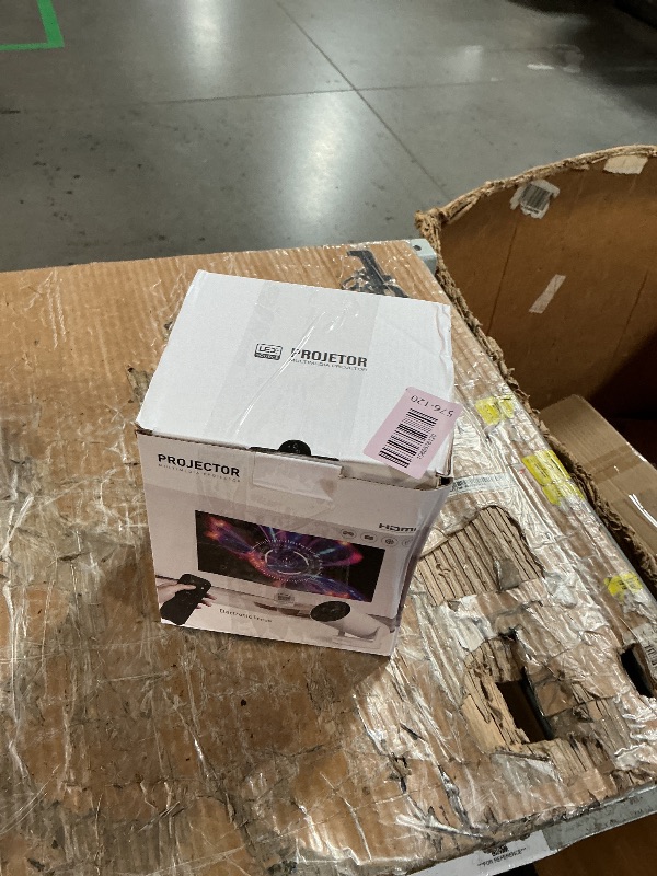 Photo 1 of ?Electric Focus?Mini Projector, Projector 4K 1080P Support, 260 ANSI Lumens Projector with Wifi and Bluetooth, Upgrade Smart Proyector, 5w Speaker, Auto Keystone Correction 35"-130" Screen HY300 Plus