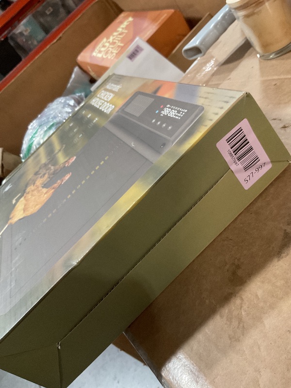 Photo 1 of ***MISSING POWER CORD*** Automatic Chicken Coop Door with App, Battery Solar Powered, Automatic Chicken Door with Timer & Light Sensor - App Remote Control, Anti-Pinch Safety Design & Durable Aluminum