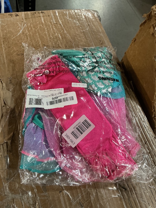 Photo 1 of ***(PARTS ONLY/ MAJOR DAMAGE/ NON FUNCTIONAL)***Little Girls Mermaid Princess Costume for Girls Dress Up Party with Gloves,Crown Mace 5-6 Years