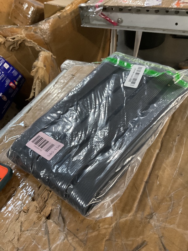 Photo 1 of ?Shower Mat Non-Slip Bath Mat for Tub and Shower Stall,200+ Suction Cups with Drain Holes, Quick Dry Machine Washable, Extra Grip for Stand Up Showers, Bathroom Essentials 24x24 Inch(Black)