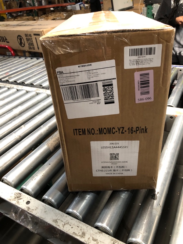 Photo 1 of ***FACTORY SEALED***MOMCAYWEX 2-in-1 Kids Round Bean Bag Chair, Fluffy Beanbag with High-Density Foam Fillings for Toddlers, Reading Cushion Chair Corner, 16"x 35", Pink