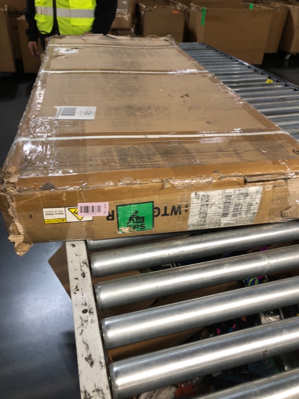 Photo 1 of ***DAMAGED - SEE NOTES/PICTURES*** HARDURA Stainless Steel Table 24 x 48 Inches with Wheels Casters NSF Heavy Duty Commercial Prep Table with 2” Backsplash and Adjustable Undershelf for Restaurant Kitchen Home and Hotel