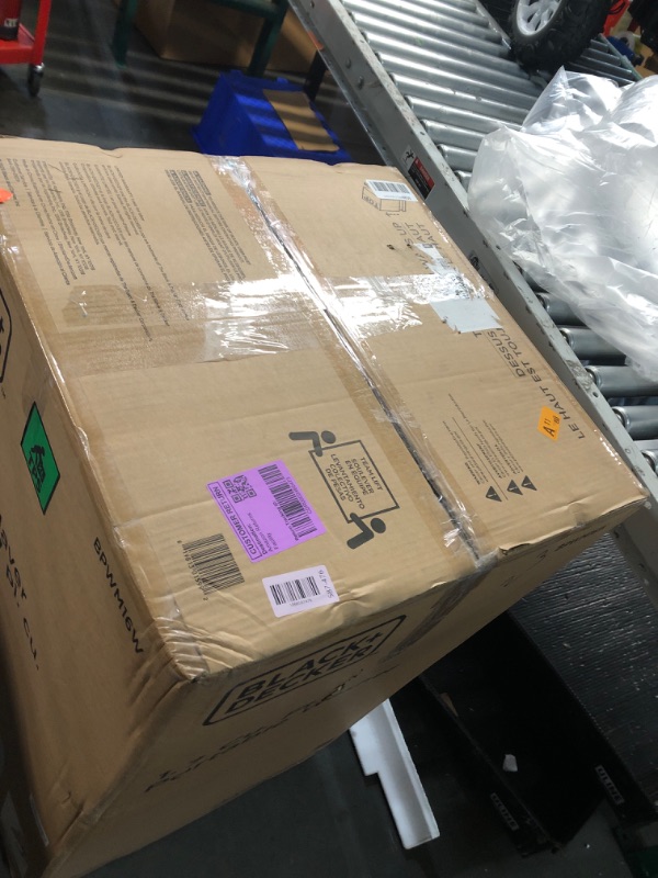 Photo 1 of ***TRUCK/TRAILER PICKUP ONLY*** BLACK+DECKER Small Portable Washer, Washing Machine for Household Use, Portable Washer 1.7 cu.Ft with 8 Cycles, Transparent Lid & LED Display