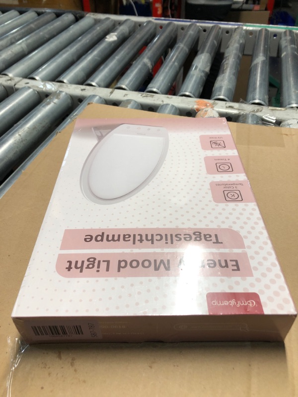 Photo 1 of ***FACTORY SEALED***Comfytemp Light Therapy Lamp, Up to 16,000 Lux Sunlight Daylight Lamp with Touch Control, 4 Brightness & 3 Color Temperature, Birthday Gifts for Men Women Her Christmas, for Home Office Working Use