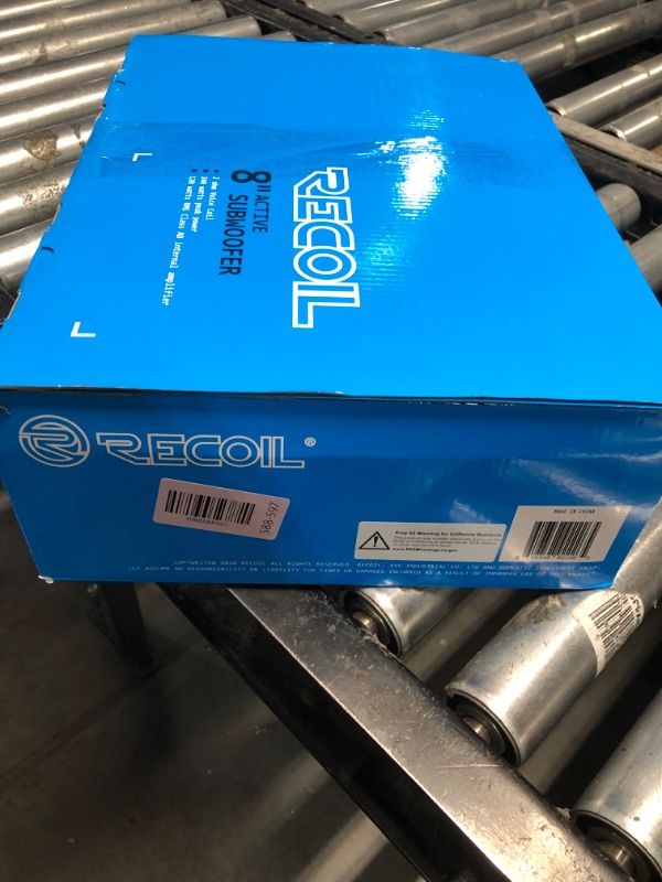 Photo 1 of ***(PARTS ONLY/ NON FUNCTIONAL)***RECOIL RW8D2 Echo Series 8 Inch 400 Watts Power Dual 2 Ohm Voice Coil, 2" Black-Coated 4 Layer High Temperature Voice Coil, Competition Grade Pressed Paper Cone, Car Audio Subwoofer