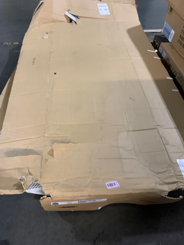 Photo 1 of ***ITEM IS MOST LIKELY MISSING PARTS***
Queen Size Metal Loft Bed Frame with Ladder and Built-in Storage Shelves, for Teens, Modern Style Loft Bed with Solid Slats, Guardrail, No Box Spring Required, Easy Assembly, for Bedroom, White