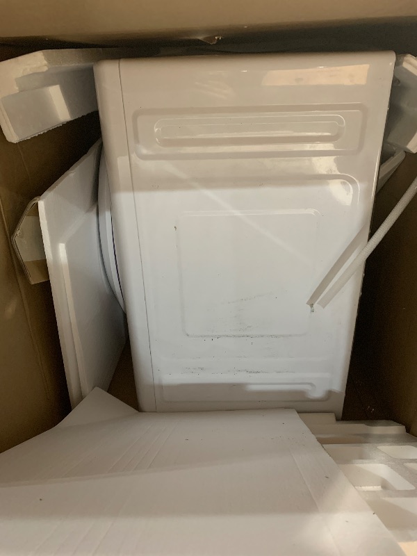 Photo 1 of ***PARTS ONLY***
Euhomy Compact Laundry Dryer, 3.5 cu ft Front Load Stainless Steel Clothes Dryers With Exhaust Pipe, 1500W, LCD Control Panel Four-Function Portable Dryer For Apartments, Home, Dorm, White