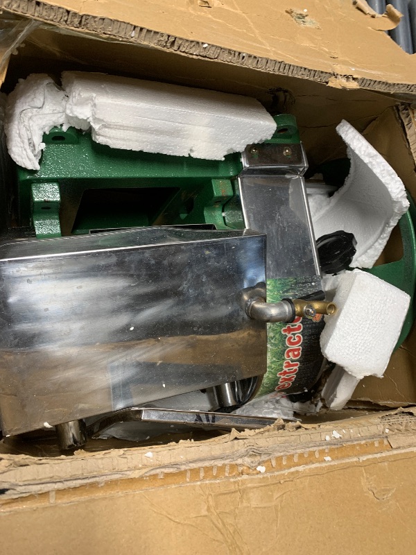 Photo 1 of ***FOR PARTS ONLY***
Manual Sugar Cane Press Juicer, Heavy-Duty Triple Stainless Steel Roller Design, Motor-Ready Interface, 2.5" Wide Inlet, High-Yield Hand Crank Cane Extractor for Home & Small Commercial Use