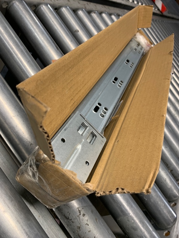 Photo 1 of 6 Pairs 15 Inch of 15 18 21 Inch Soft Close Bottom Mount Drawer Slides, Heavy Duty Ball Bearing Full Extension Steel Track, Noiseless Guide Glides Cabinet Kitchen Runners with Locking, 100 Lbs***STOCK PHOTO FOR REFERENCE ONLY******MISSING PARTS******PART