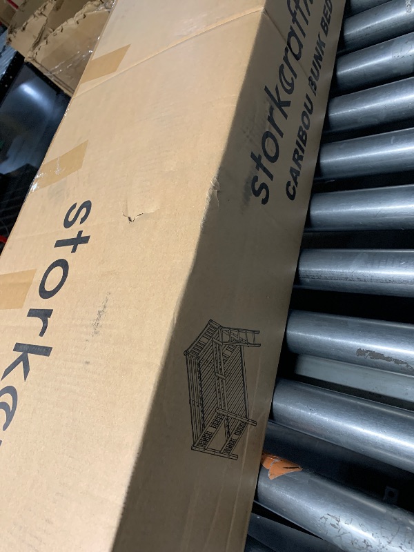 Photo 1 of ***Partial Set Box B Only***
Storkcraft Caribou Bunk Bed Twin Over Twin Bunk Bed (Espresso) - GREENGUARD Gold Certified, Twin Bunk Beds for Kids, Converts to 2 Individual Twin Beds, Bunk Beds for Kids