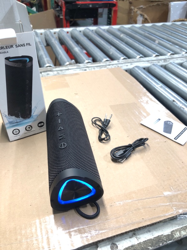 Photo 1 of ***MISSING PARTS***
Vanzon V40 Portable Speaker Bluetooth 5.0, 24W Super Loud Bluetooth Speaker Wireless, 24H Playtime,RGB Modes, for Outdoor/Home/Party/Travel