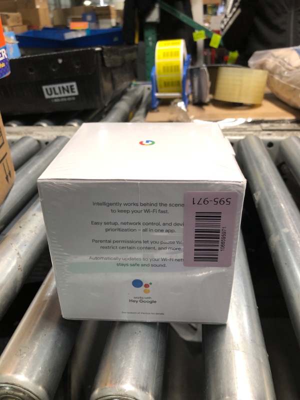 Photo 1 of ***FACTORY SEALED***Google Wifi - AC1200 - Mesh WiFi System - Wifi Router - 1500 Sq Ft Coverage - 1 pack
