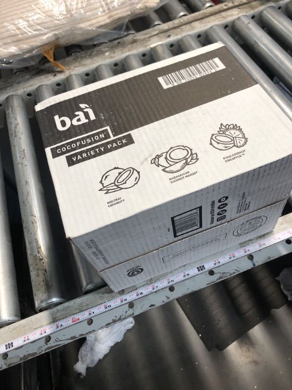Photo 1 of ***EXP(06/24/2026)***Bai Coconut Variety Pack, Antioxidant Infused Water Beverage, with Vitamin C and No Artificial Sweeteners, 18 fl oz bottles, 12 pack
