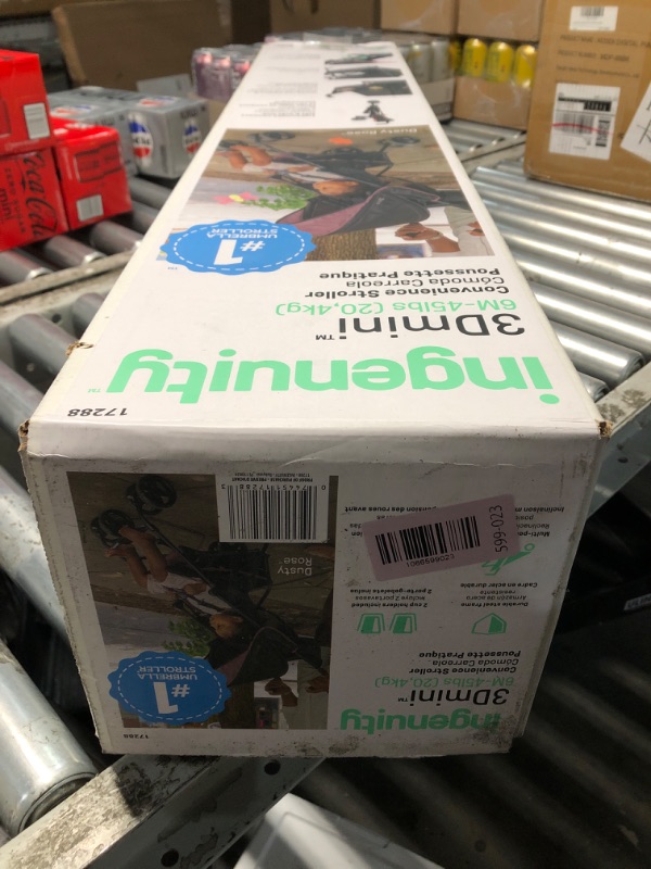 Photo 1 of ***FACTORY SEALED***Ingenuity 3D Mini Convenience Stroller – Lightweight Stroller, Compact Fold, Multi-Position Recline, Canopy with Pop Out Sun Visor and More – Umbrella Stroller for Travel, Dusty Rose Pink