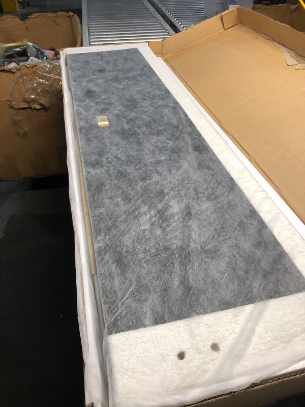 Photo 1 of *******************INCOMPLETE ITEM, THIS IS ONLY BOX #2 OUT OF 2 TOTAL****************
Christopher Knight Home Raven Modern Queen Size Bed Frame with Upholstered Headboard, Natural Wood Queen Size Platform Bed Frame and Headboard, No Box Spring Needed, Ea