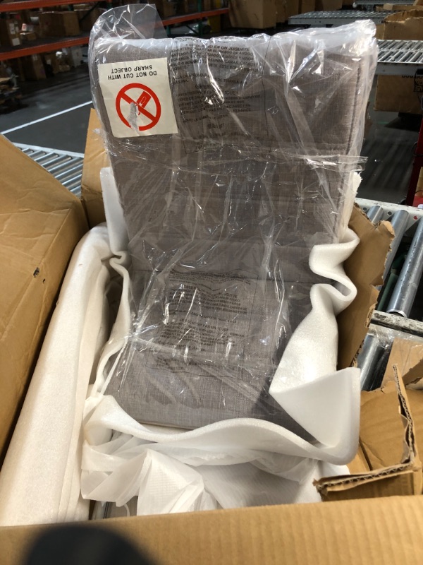 Photo 1 of ***PARTIAL SET - PRICE ADJUSTED***
Vienna Modern Counter Height Swivel Bar Stool with White Faux Leather Seat and Patterned Oak Wood Frame Set of 4