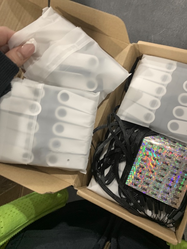 Photo 1 of (Not 128GB) ABLAZE 128MB USB Flash Drive 100 Pack, USB 2.0 Thumb Drives Bulk Memory Sticks Pendrives 100PCS (Black)