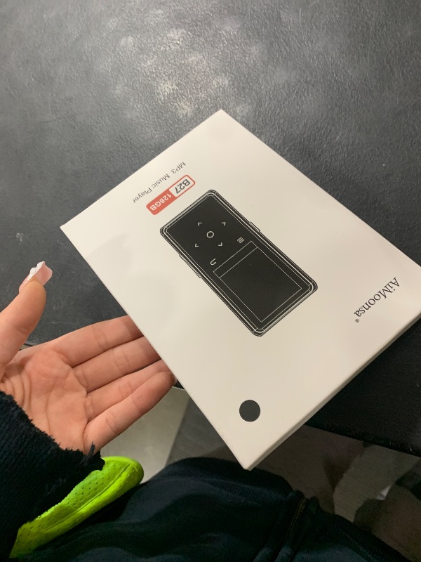Photo 1 of 128GB MP3 Player with Bluetooth 5.2, AiMoonsa Music Player with Built-in HD Speaker, FM Radio, Voice Recorder, HiFi Sound, E-Book, Earphones Included
