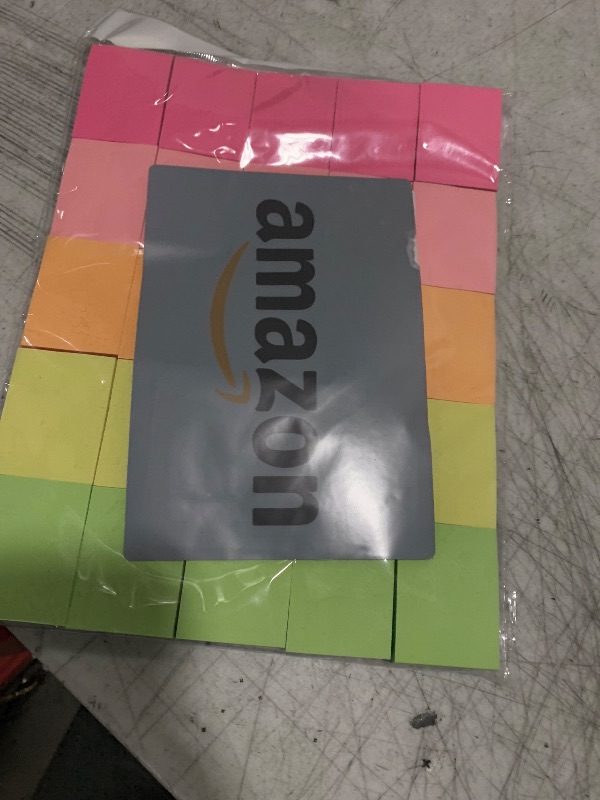 Photo 1 of (50 Pads) Sticky Notes 1.5x2, 10 Colors Self Sticky Notes, Sticky Pads, Recyclable, Self-Stick Pads, Easy to Stick for Home, Office, Notebook