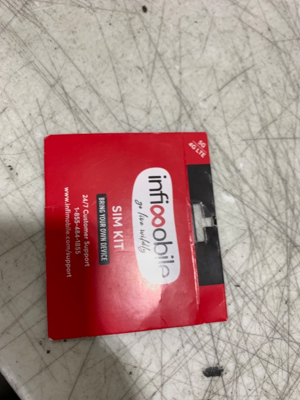Photo 1 of $12.50/Month | Infimobile Prepaid Unlimited Plan: 12 Months | 15GB High-Speed Data Per Month | Unlimited Data Talk & Text | Prepaid Plan Service SIM Card | Nationwide Coverage | 4G, 5G Network
