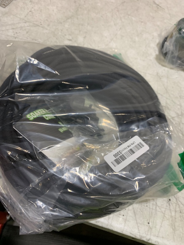 Photo 1 of 1/4 inch Soaker Hose Tubing for Drip Irrigation, 100FT Garden Beds Soaker Irrigation Tubing Hose with Various Accessories Rubber Longer Lasting Drip Irrigation Save 70% of Water for Garden and Yard