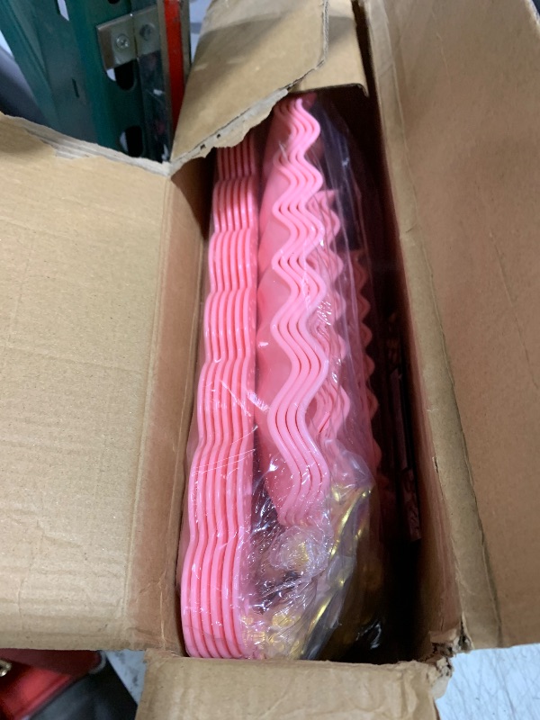 Photo 1 of 10 Pack Dessert Table Display Set - 4 x Three-Tier Square Cupcake Stands and 6 x Serving Trays, Elegant Tableware for Cakes, Cupcakes, Pastries, and Snacks, Perfect for Parties (Pink)