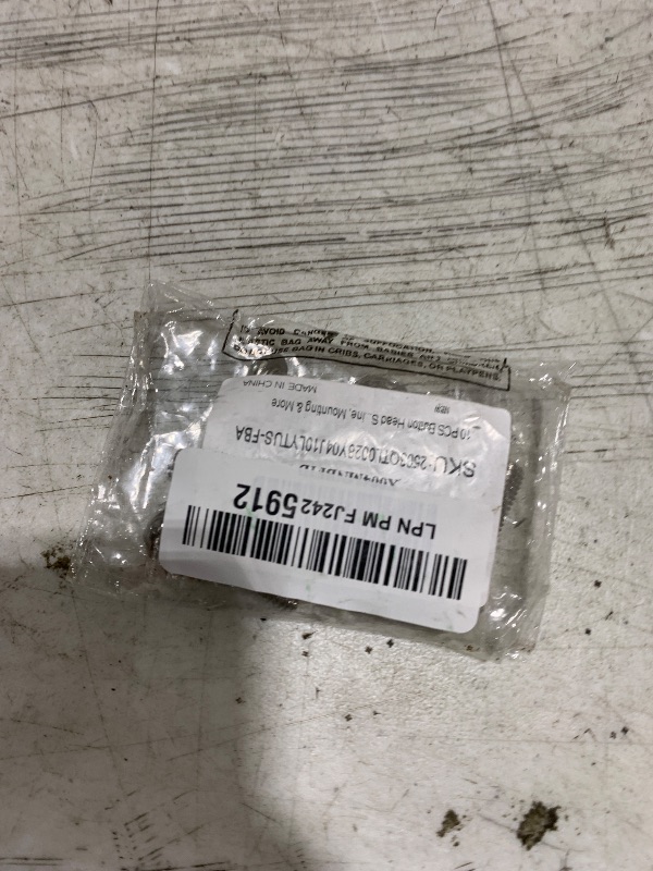 Photo 1 of 10 PCS Button Head Socket Cap Screws - M8*30 Tamper Proof Security Screw - 5/16-18 x 1-1/4" - Pan Head Hex Bolt Socket Screws for Electronics, Automotive, Oil Pipeline, Mounting & More