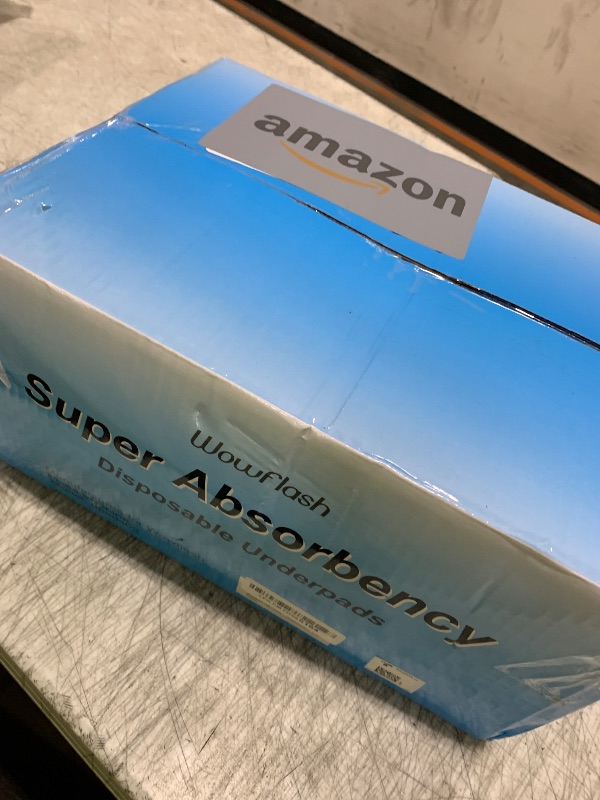 Photo 1 of 100 Count 22” x 22” Super Absorbency Disposable Underpads, Leakproof Quick Drying Disposable Pads for Baby, Puppy and Adults, Puppy Pads, Cat Pee Pads for Dogs, Potty Puppy Training Pads