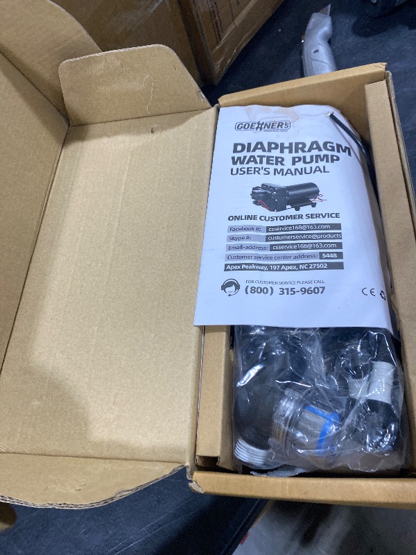 Photo 1 of [Upgraded Version] RV Fresh Water Pump, 12V DC Water Pump, 6GPM 70PSI Self-Priming Diaphragm Pump with Pressure Switch and Strainer for RV, Marine, Yacht, Caravan