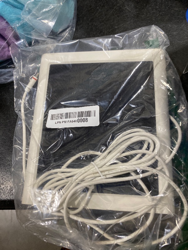 Photo 1 of 1 Pack - Solar Panel for Ring Camera, Compatible with Ring Spotlight Cam Plus/Pro(Battery) & Rings Stick Up Cam/Pro Battery & Rings Spotlight Cams Batterys with 10FT/3M Long Cable