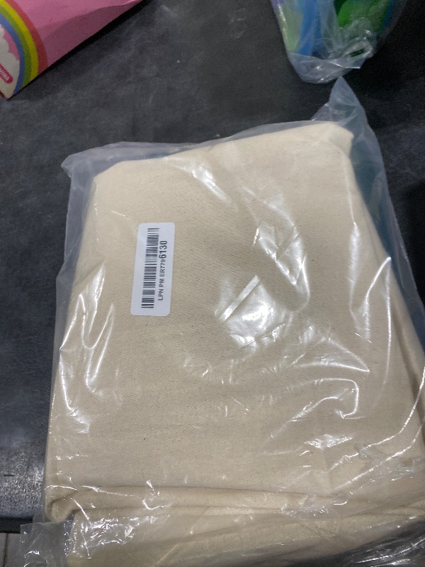 Photo 1 of 100% Natural Cotton 7 oz Canvas Fabric (Duck), 63 Inches Wide X 3 Yards Long