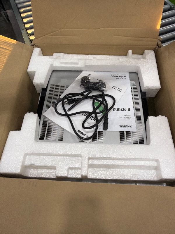 Photo 1 of ***FOR PARTS ONLY*** 
Yamaha Audio Yamaha R-N2000A Hi-Fi Network Receiver with Streaming, Phono and DAC – Silver