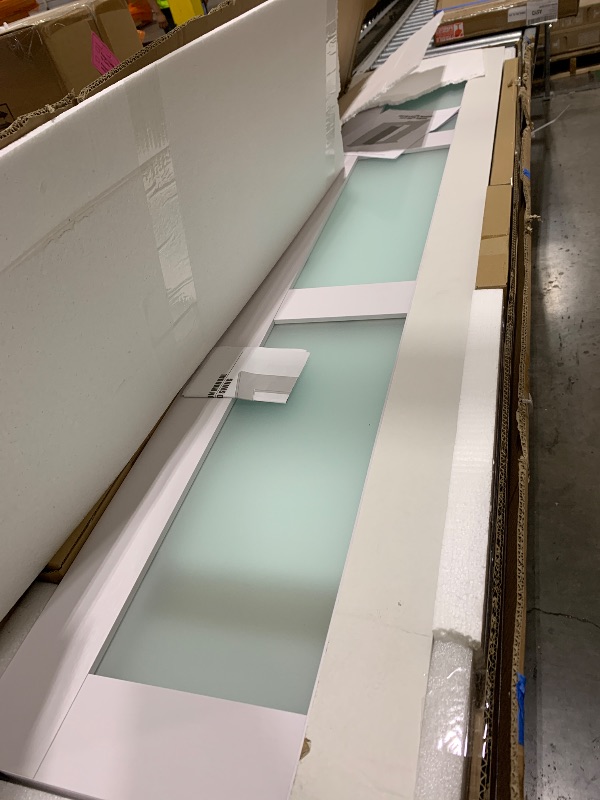 Photo 3 of Ball Catch French Doors, 5 Panel Frosted Glass Solid Core Pre-Finished & Paintable Double Doors with Ball Catches & Hinges & Handles, White Door, Swing Closet Door Interior  ( size unkown )