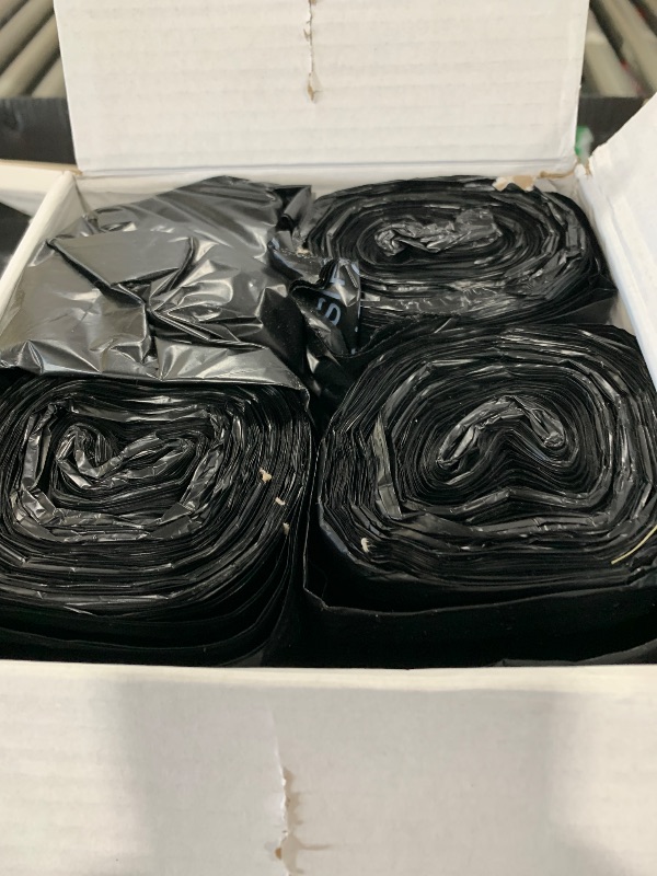 Photo 1 of 100 Count 55-60 Gallon Trash Bags, Sturdy & Tear-Resistant Commercial Can Liners 55 Gallon, Large Garbage Bags, Large Black Trash Bags for Commercial, Lawn and Leaf Bags