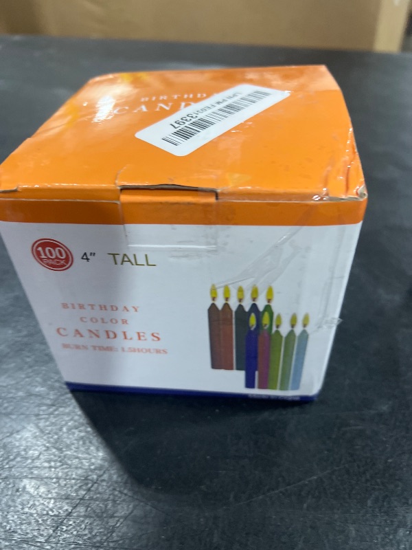 Photo 1 of 100 Pack 4 Inch Spell Candles, Colored Taper Candles for Rituals, Birthday, Decoration, 10 Vibrant Colors, Unscented Mini Bulk Candles for Chime, Wicca, Altar, Magic, Witchcraft Supplies