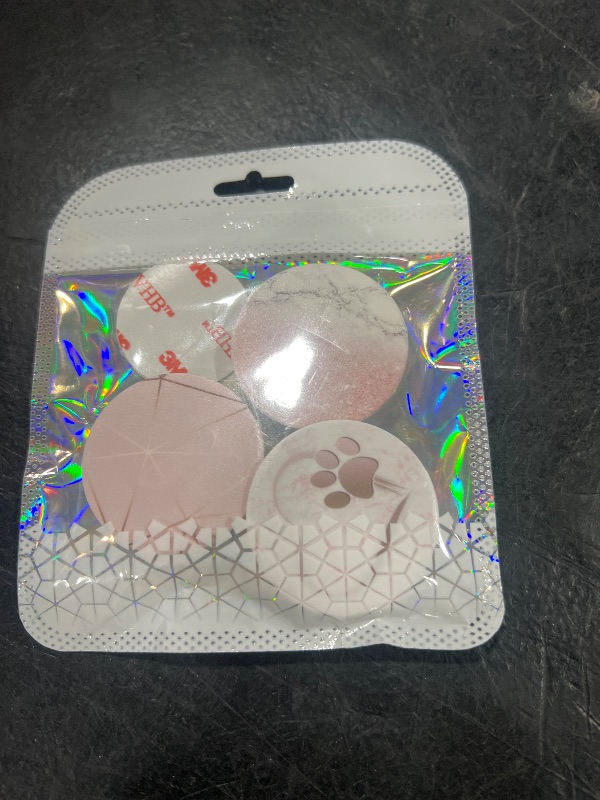 Photo 1 of ????PopSockets Phone Grip with Expanding Kickstand, Adhesive Grip - Gold Lutz Marble