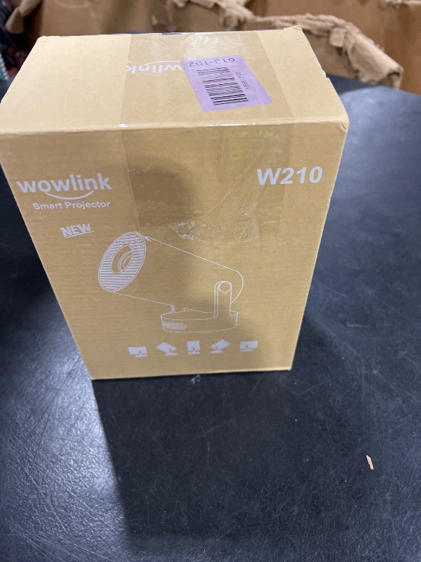 Photo 1 of [Built-in Apps & 2025 Upgraded] Mini Projector with WiFi 6 and Bluetooth 5.4 Support 4K 1080P Auto Keystone 180° Rotatable Projector Portable Compatibile with HDMI/TV Stick/Memory Stick/Laptop, White