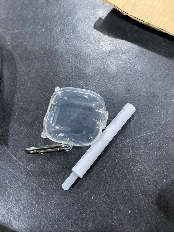 Photo 1 of ?with Safety Lock? for Beats Fit Pro Case Cover,Cleaner Kit for Beats Fit Pro,Accessories with Anti-Lost Keychain/Silicone Wrist Strap(Clear)