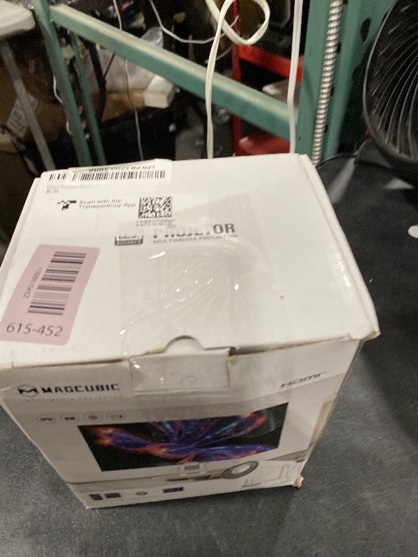 Photo 1 of ?Electric Focus?Magcubic Mini Projector 4K Support, Portable Projector with WiFi 6 and Bluetooth 5.4, Smart Proyector, 5W Soundbase Speaker, 180°Rotation for Home Theater