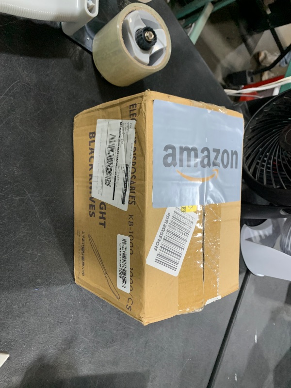 Photo 1 of 1,000 Plastic Disposable Knives Bulk Black Medium Weight Disposable Silverware Plastic Cutlery Knife