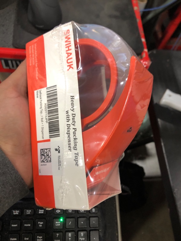 Photo 1 of 1.88 in x 66.6 YDs Clear Heavy Duty Packing Tape with Dispenser, Strong & Durable Shipping Tape, Packaging Tape, Packing Tape Dispenser for Packing Boxes, Moving Supplies, Shipping and Mailing