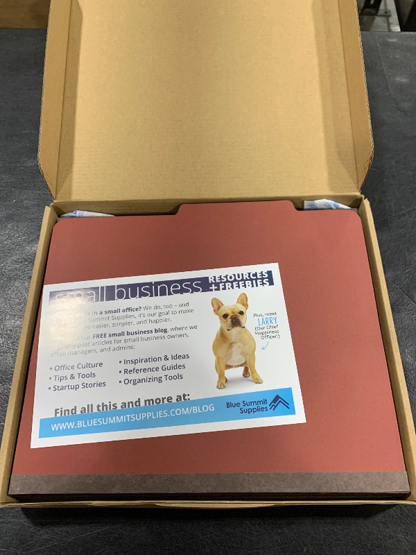 Photo 1 of 10 Red Classification Folders - 2 Divider - 2 Inch Tyvek Expansions - Durable 2 Prongs Designed to Organize Standard Medical Files, Law Client Files, Office Reports - Letter Size, Red, 10 Pack