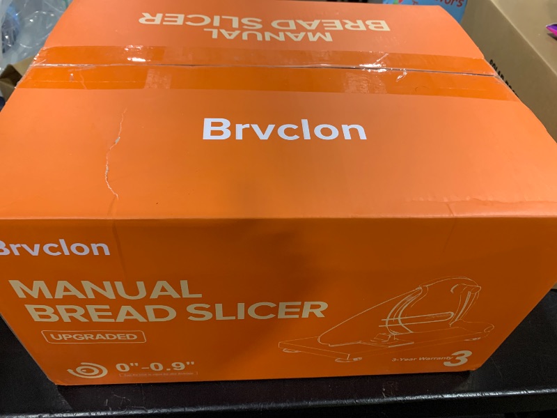 Photo 1 of ?Upgraded?Manual Bread Slicer for Homemade Sourdough Bread,Metal Guide & Adjustable Thickness, Hand Crank Bread Slicer with Scale Line and Suction Cup, Sharp Blade, Suitable for Sourdough Bread, Etc